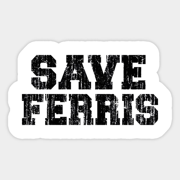 Save Ferris Sticker by Esliger